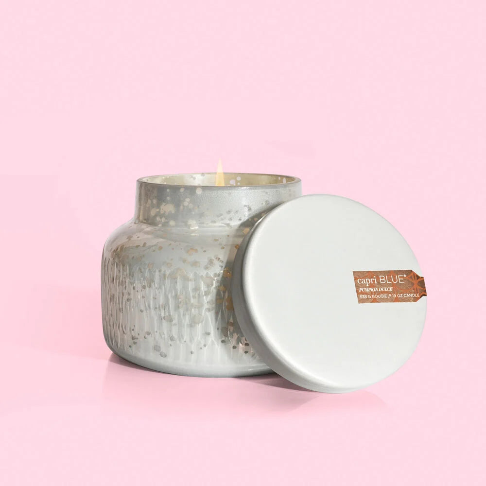 Pumpkin Dulce Signature Jar-White Mercury Candle 19oz