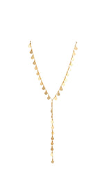 Cha Cha Lariat Necklace-Gold