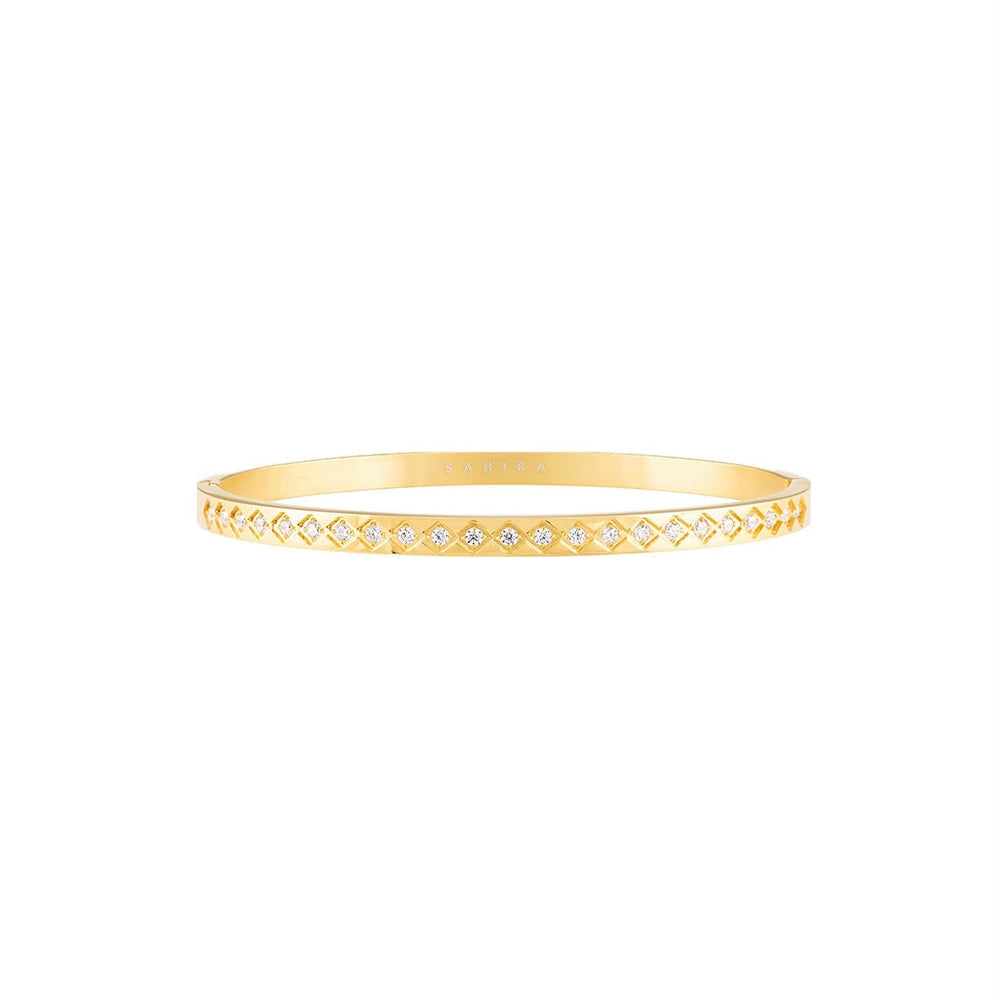 Diamond Cut Bracelet-Gold